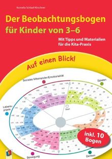 Auf einen Blick! Der Beobachtungsbogen für Kinder von 3-6: Mit Tipps und Materialien für die Kita-Praxis