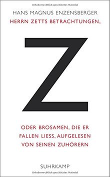 Herrn Zetts Betrachtungen (suhrkamp taschenbuch) von Enzensberger, Hans Magnus | Buch | Zustand sehr gut