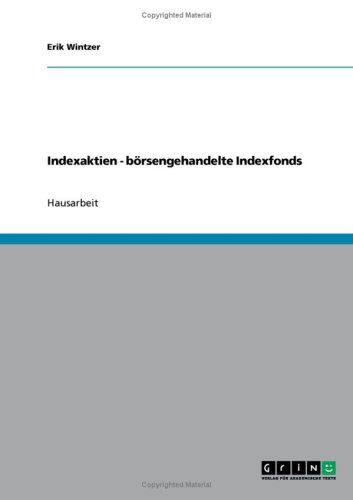 Indexaktien - börsengehandelte Indexfonds