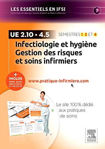 Infectiologie Et Hygiène - Gestion Des Risques Et Soins Infirmiers Ue 2.10 Et Ue 4.5 : Semestre 1, 2 Et 4