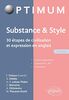 Substance & style : 30 étapes de civilisation et expression en anglais