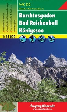 Freytag Berndt Wanderkarten, WKD 5, Berchtesgadener Land - Berchtesgaden - Bad Reichenhall - Königssee, GPS - Maßstab 1:25 000