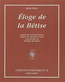 Eloge de la bêtise