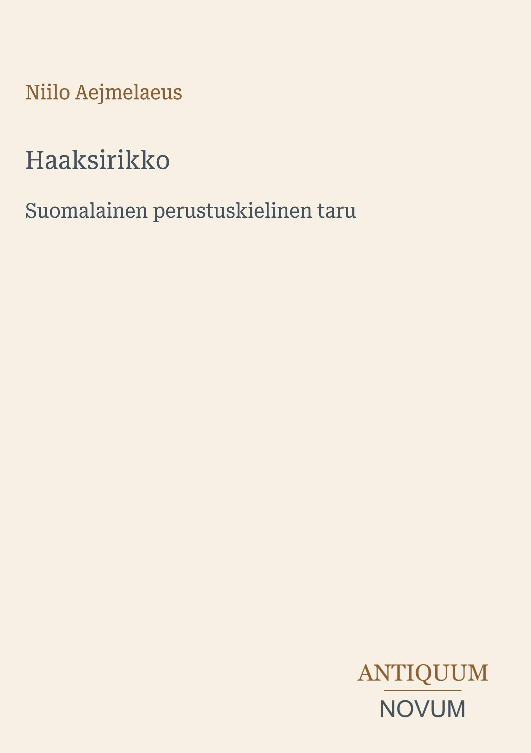 Haaksirikko