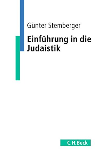 Einführung in die Judaistik - Günter Stemberger Kartoniert (TB)