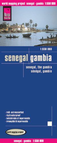 Reise Know-How Landkarte Senegal, Gambia (1:550.000): world mapping project