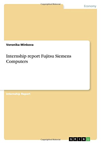 Internship report Fujitsu Siemens Computers