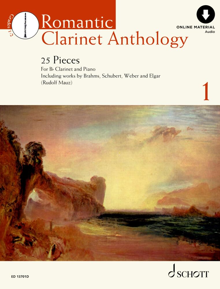 Romantic Clarinet Anthology: 25 Pieces. Band 1. Klarinette und Klavier. (Schott Anthology Series, Band 1)