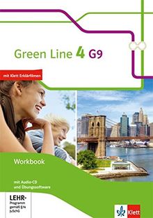 Green Line G9 / Ausgabe ab 2015: Green Line G9 / Workbook mit Audio-CD und Übungssoftware 8. Klasse: Ausgabe ab 2015