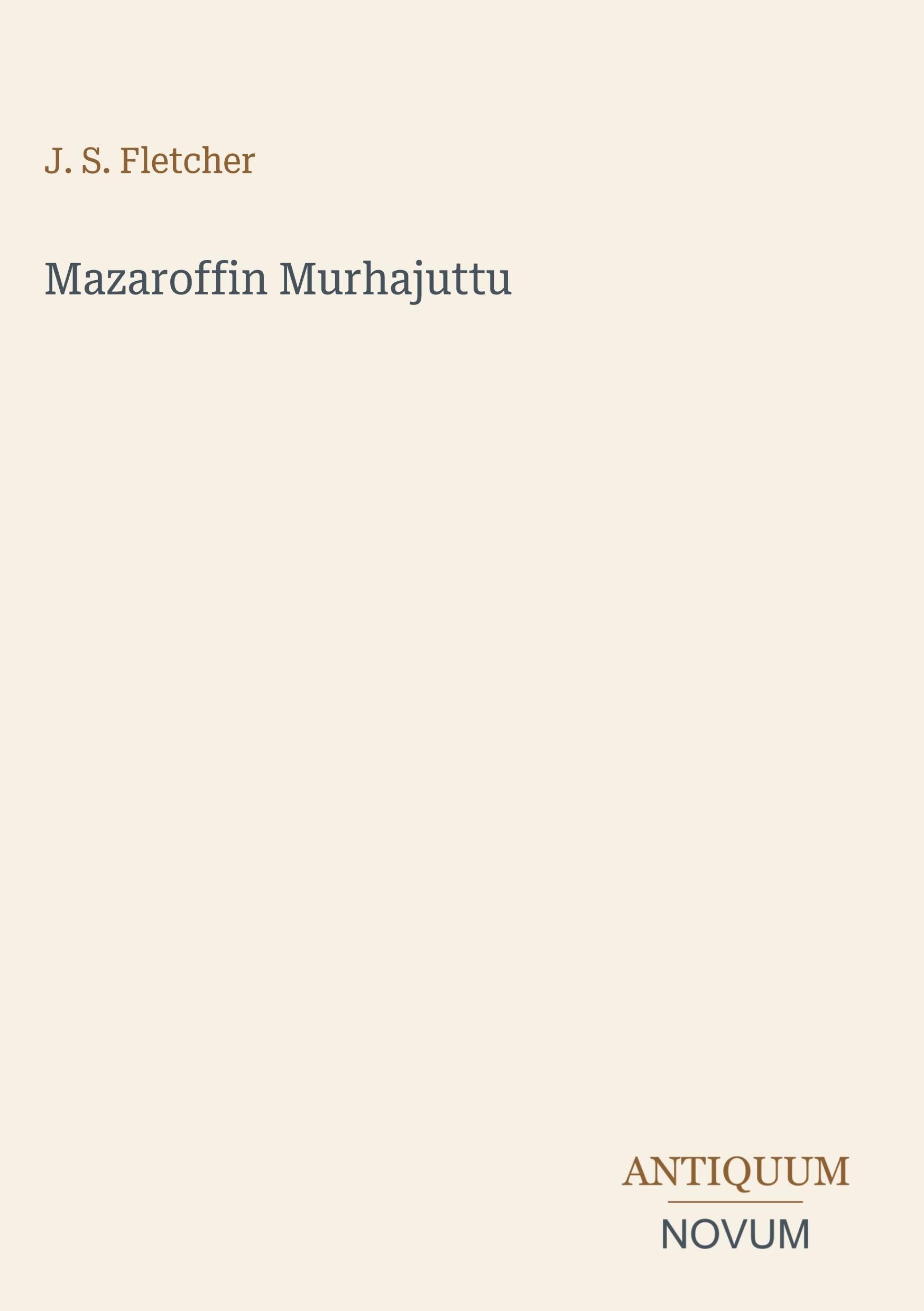 Mazaroffin Murhajuttu