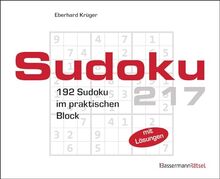 Sudokublock 217: 192 Sudoku im praktischen Block