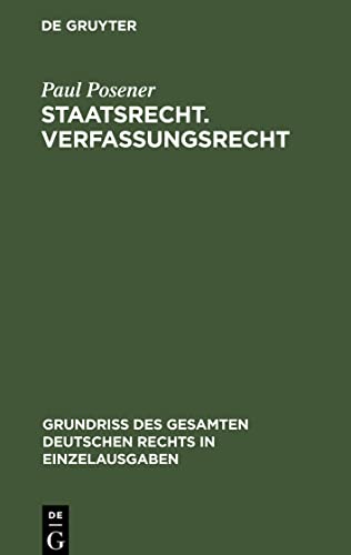Staatsrecht. Verfassungsrecht