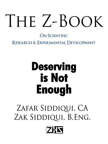 The Z-Book On Scientific Research & Experimental Development: Deserving is Not Enough
