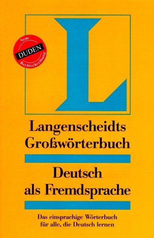 Langenscheidt Großwörterbuch Deutsch als Fremdsprache - Buch mit