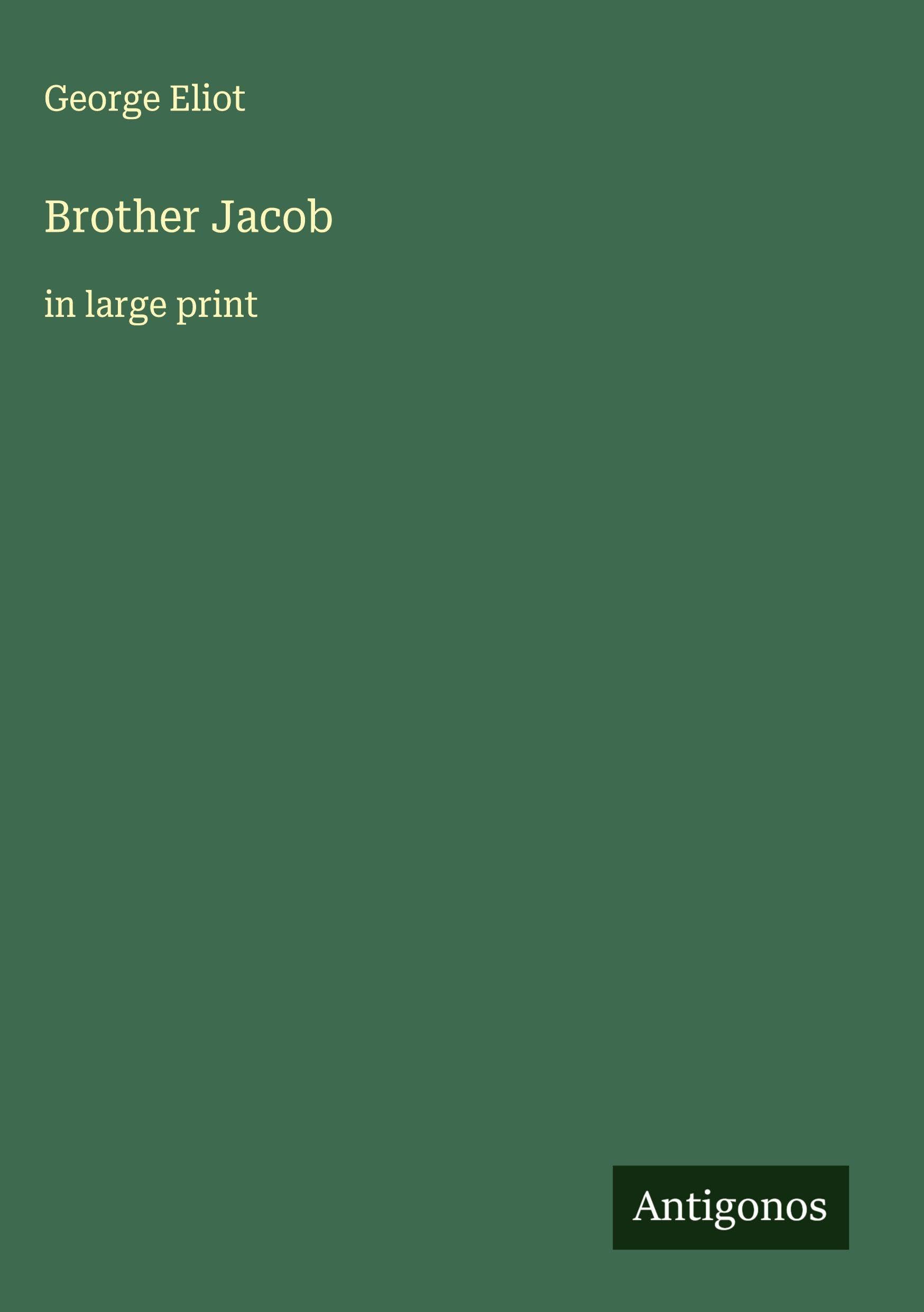 Brother Jacob: in large print