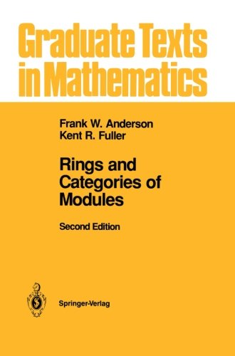 Rings and Categories of Modules (Graduate Texts in Mathematics)