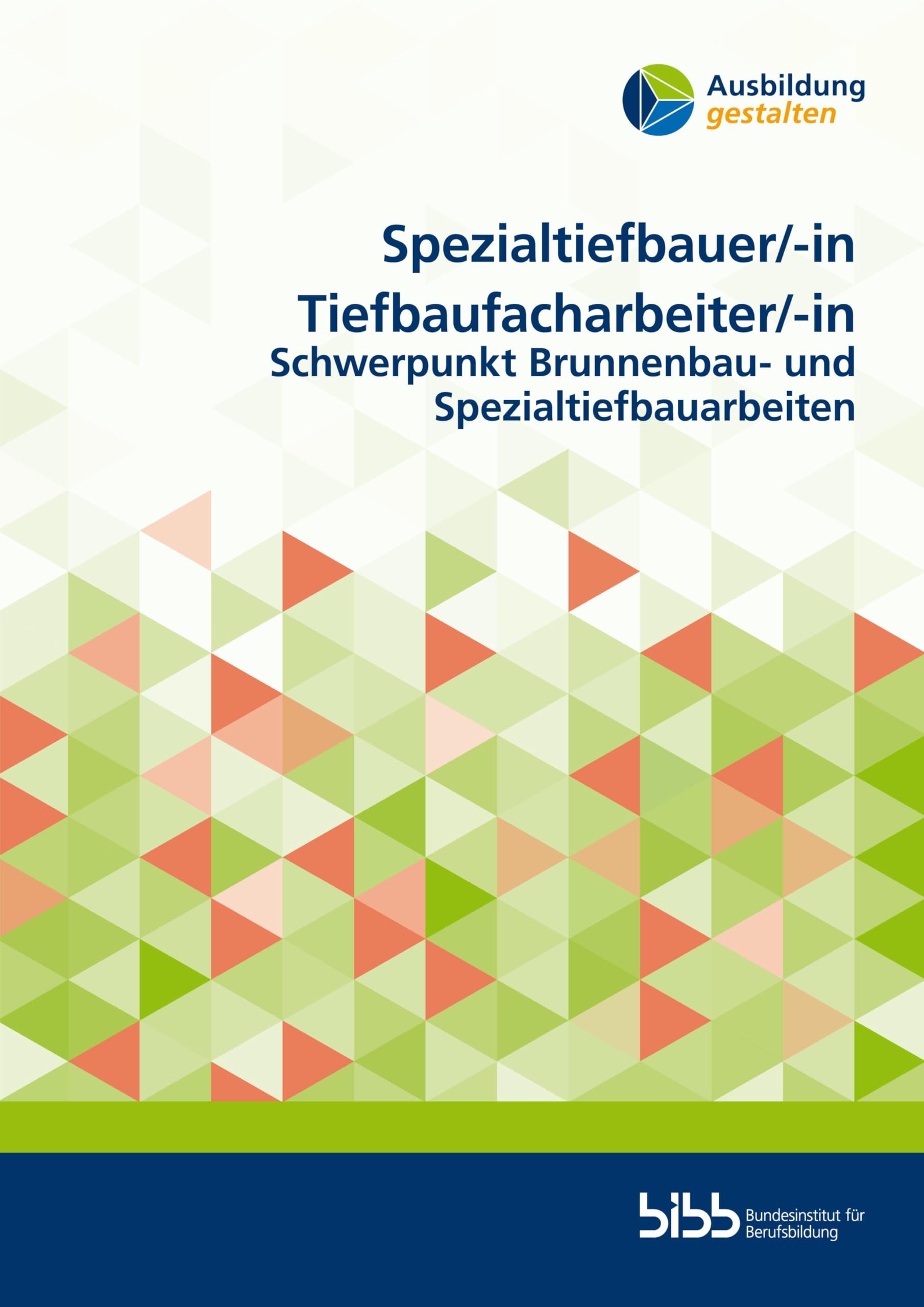 Spezialtiefbauer/SpezialtiefbauerinTiefbaufacharbeiter/Tiefbaufacharbeiterin: Schwerpunkt Brunnenbau- und Spezialtiefbauarbeiten (Ausbildung gestalten)