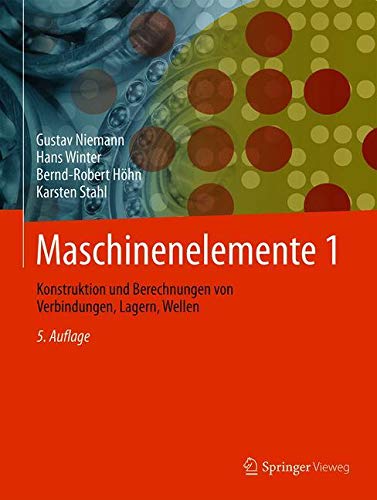 Maschinenelemente - Gustav Niemann Hans Winter Bernd-Robert Höhn Karsten Stahl Gebunden