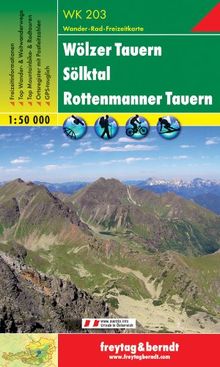 Freytag Berndt Wanderkarten, WK 203, Wölzer Tauern - Sölktal - Rottenmanner Tauern - Maßstab 1:50 000