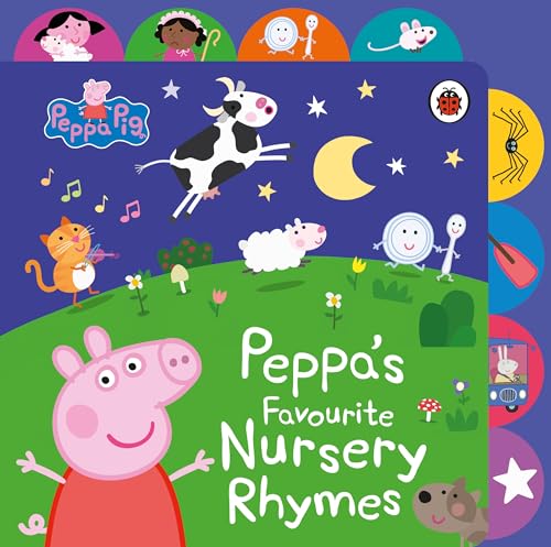 Peppa Pig: Peppa’s Favourite Nursery Rhymes: Tabbed Board Book