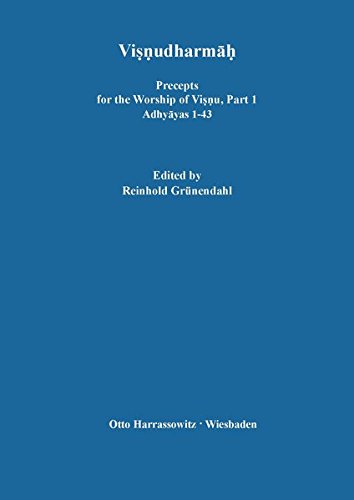 Visnudharmah: Precepts for the Worship of Visnu / Adhyayas 1-43