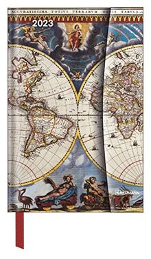 Antique Maps 2023 - Diary - Buchkalender - Taschenkalender - 10x15: Magneto Diary