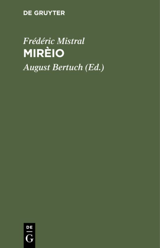 Mirèio: Provençalische Dichtung