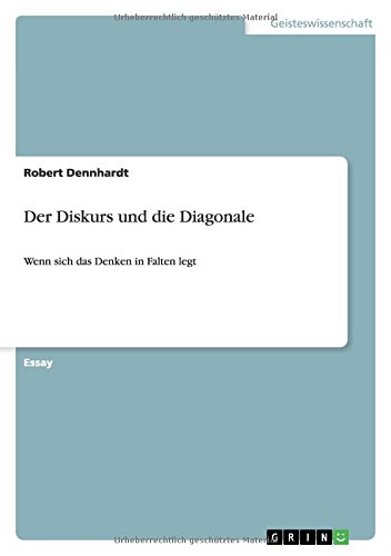 Der Diskurs und die Diagonale: Wenn sich das Denken in Falten legt