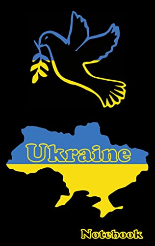 NOTEBOOK Peace for Ukraine: Notes Write-in Notebook Students Ukraine Russia Crisis War Adult Christmas Easter Birthday Gift Gift Book