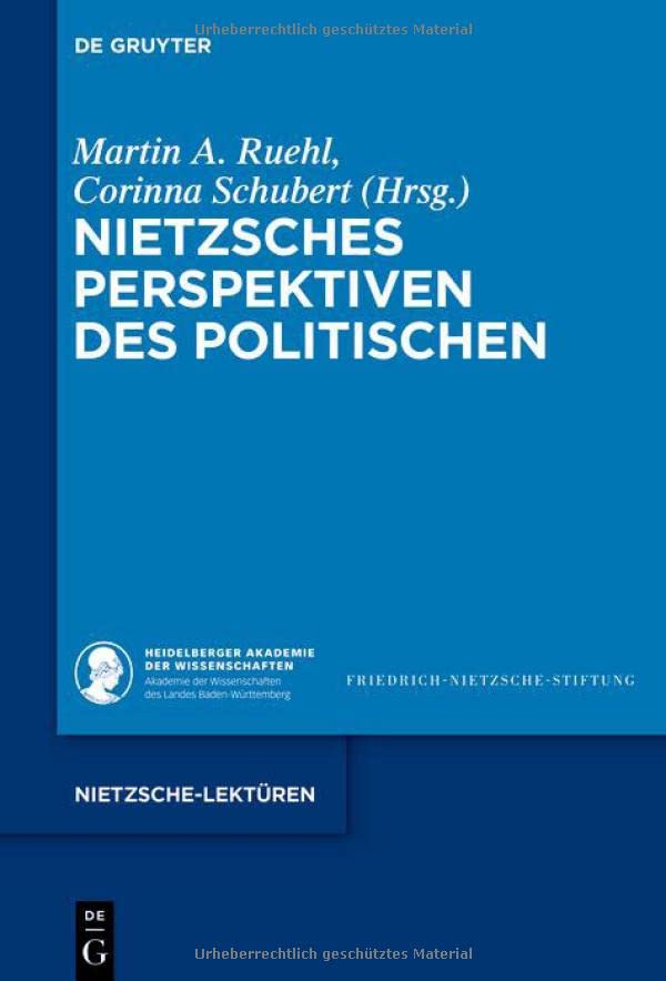 Nietzsches Perspektiven des Politischen: Größe und Grenzen (Nietzsche-Lektüren, 8)