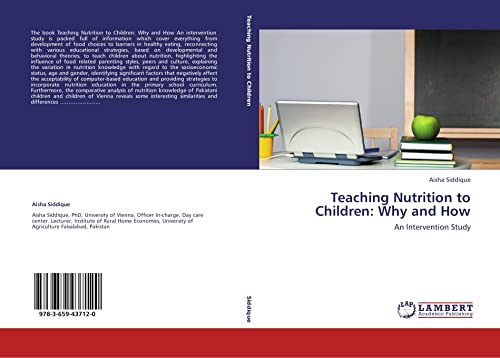 Teaching Nutrition to Children: Why and How: An Intervention Study