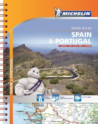 Michelin Straßenatlas Spanien & Portugal mit Spiralbindung (MICHELIN Atlanten)