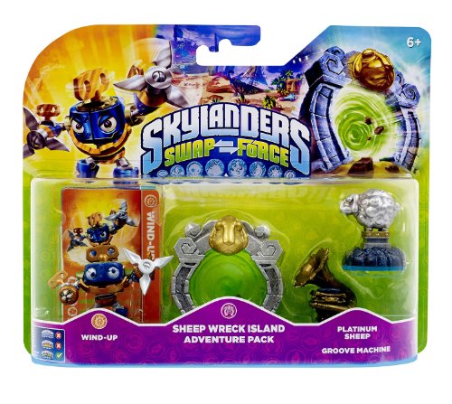 Skylanders Swap Force - Adventure Pack (Wind-Up, Sheep Wreck Island, Sheep, Groove Machine)