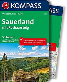 Sauerland mit Rothaarsteig: Wanderführer mit Extra-Tourenkarte, 50 Touren, GPX-Daten zum Download (KOMPASS-Wanderführer, Band 5310)