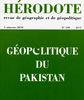 Hérodote, n° 139. Géopolitique du Pakistan