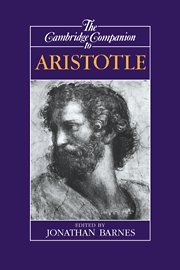 Jonathan Barnes The Cambridge Companion To Aristotle (Cambridge Companions To Philosophy)