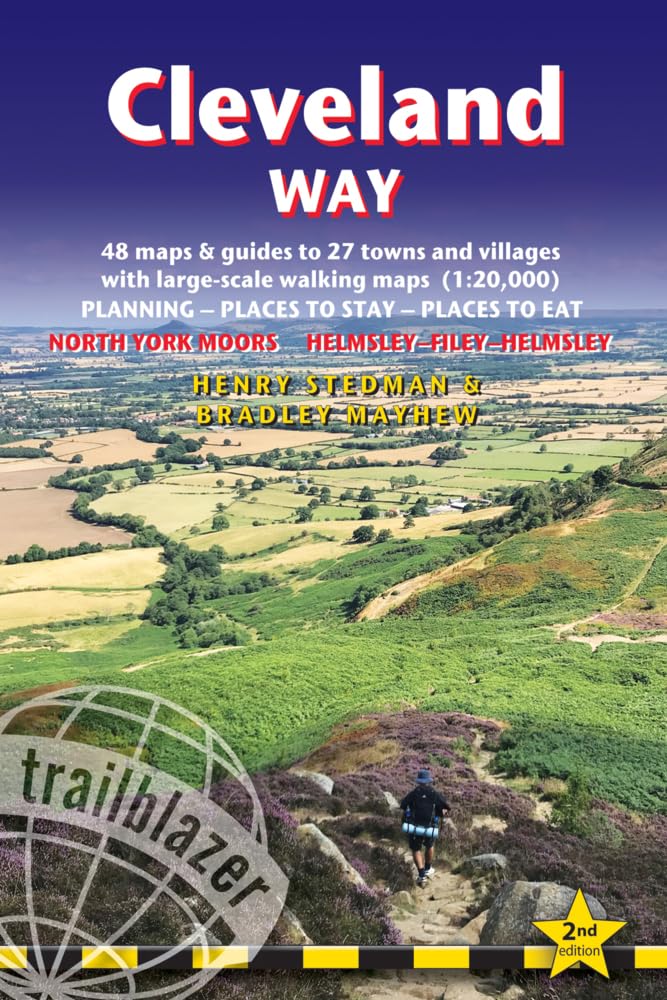 Henry Stedman Cleveland Way, British Walking Guide, Helmsley-filey-helmsley - 48 Large-scale Walking Maps (1, 20, 000) & Guides To 27 Towns & Villages - Planning,