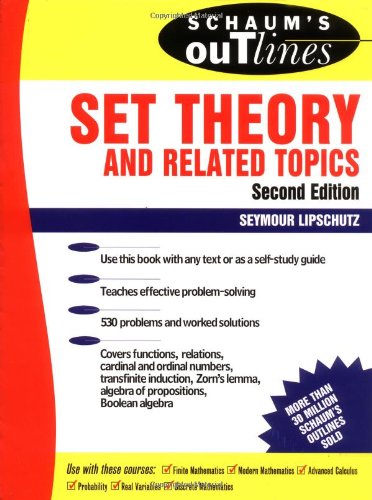 Seymour Lipschutz Schaum's Outline Of Set Theory And Related Topics (Schaum's Outlines)