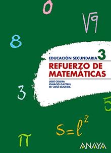 Matemáticas, 3 ESO. Cuaderno de refuerzo (Cuadernos no vinculados de ESO)