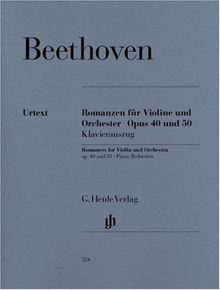 Romanzen Op 40 + 50. Violine, Klavier: Klavierauszug