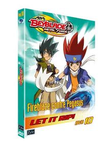 Beyblade métal fusion vol. 10 : fireblaze contre pegasus [FR Import]
