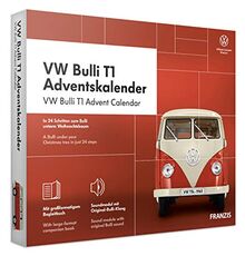 FRANZIS VW Bulli T1 Adventskalender 2020, In 24 Schritten zum Bulli unterm Weihnachtsbaum, Das Kultauto im Maßstab 1:43| Ab 14 Jahren