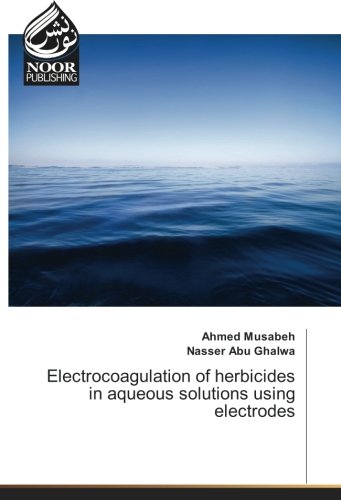 Electrocoagulation of herbicides in aqueous solutions using electrodes