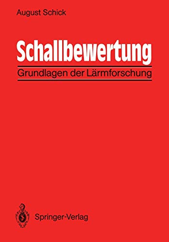 Schallbewertung: Grundlagen der Lärmforschung