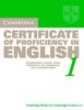 Cambridge Certificate Of Proficiency In English 1: Examination Papers From The University Of Cambridge Local Examinations Syndicate (Cpe Practice Tests)