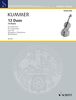 12 Duos: op. 105. 2 Violoncelli. Spielpartitur. (Cello-Bibliothek)