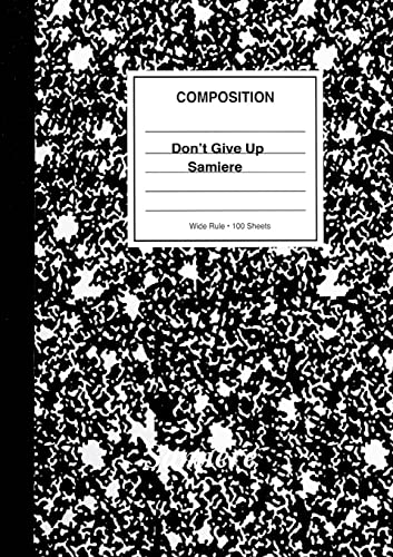 Don't Give Up