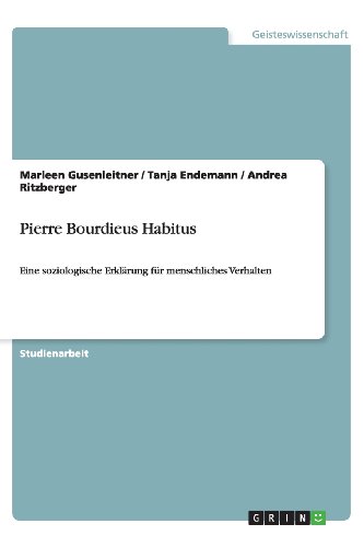 Pierre Bourdieus Habitus: Eine soziologische Erklärung für menschliches Verhalten