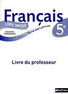 Français 5e : Livre du professeur