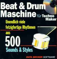 Beat & Drum Maschine für TechnoMaker, CD-ROM mit Begleitbuch von Data Becker GmbH + Co.Kg | Software | Zustand gut